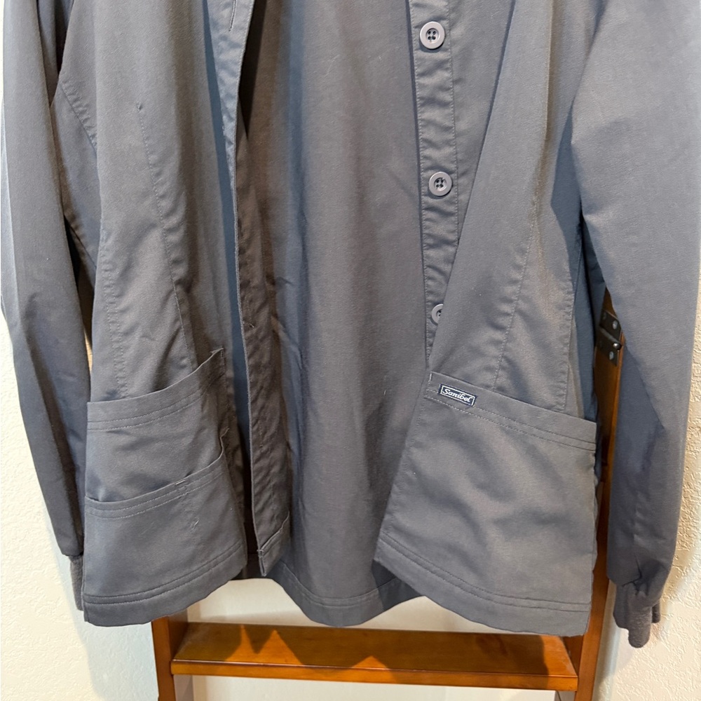 Gray Scrub/Lab Jacket - Picture 3 of 4
